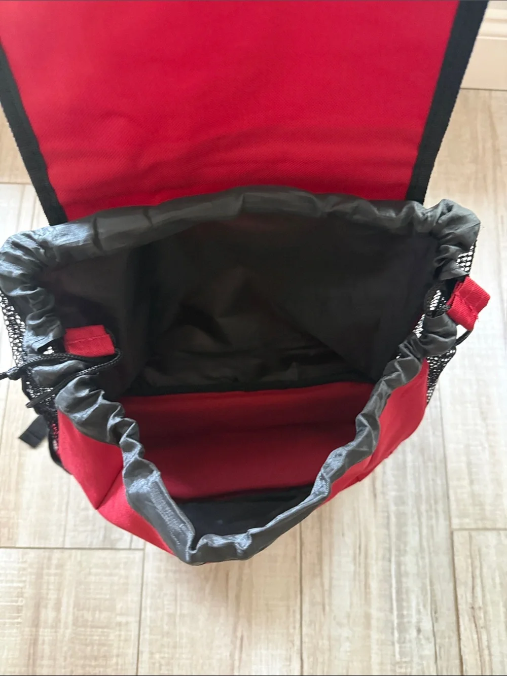 ONIVA Picnic Time Red Backpack Cooler Dual Compartment Insulated Bag